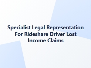 Rideshare Driver Lost Income Claims in California